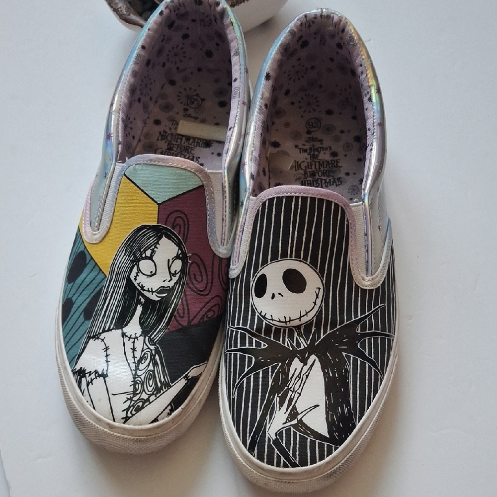 Disney Pastel Nightmare Before Christmas Slip-Ons